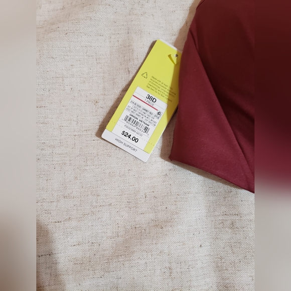 Women's High Support Zip-Front Sports Bra - All in Motion 38D - Picture 2 of 6